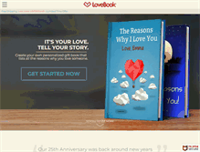 Tablet Screenshot of lovebookonline.com